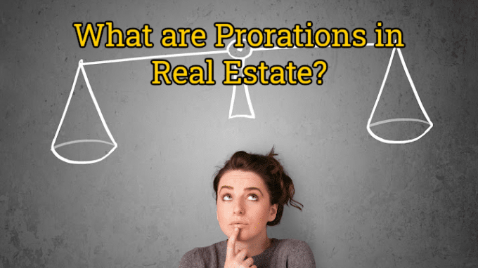 What is proration in real estate